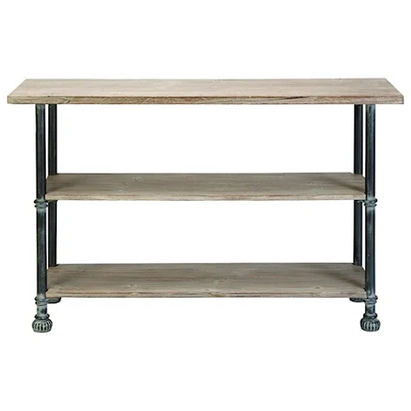 Wood/Metal Console